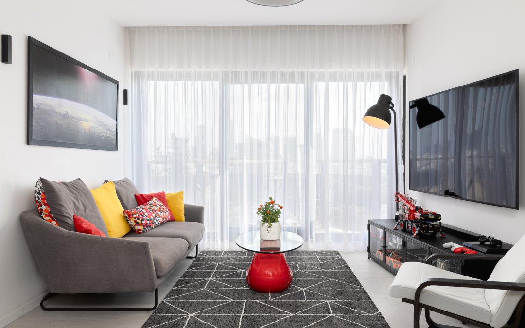 עיצוב דירה במגדל יוקרה בדיזנגוף סנטר